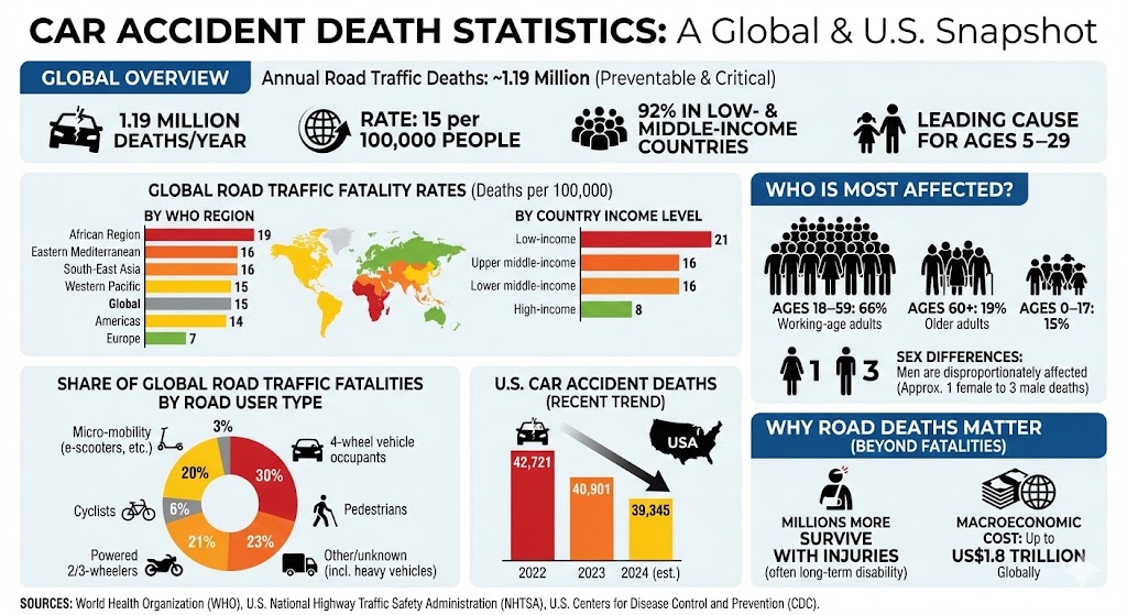 car accident death statistics