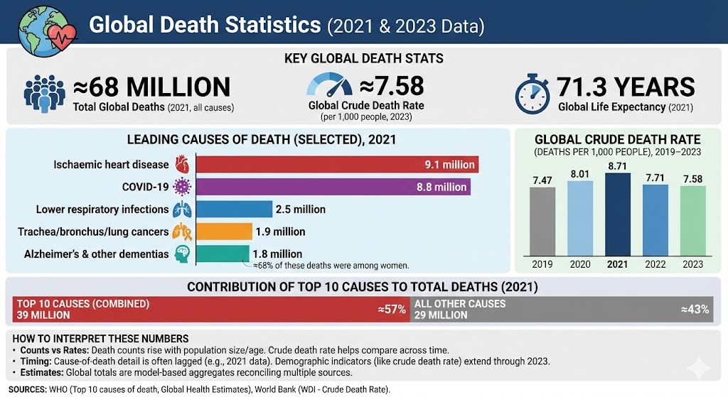 global death statistics